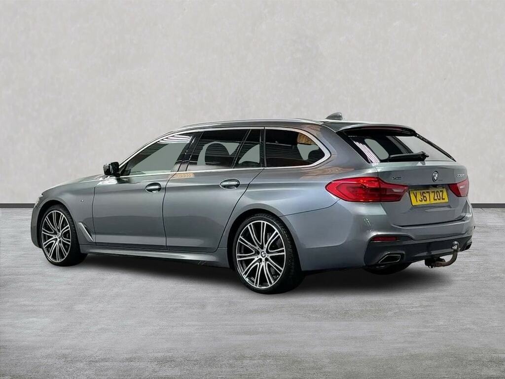 BMW 5 Series 3.0 530D M Sport Touring Xdrive Eu YJ67ZOZ Blue #2