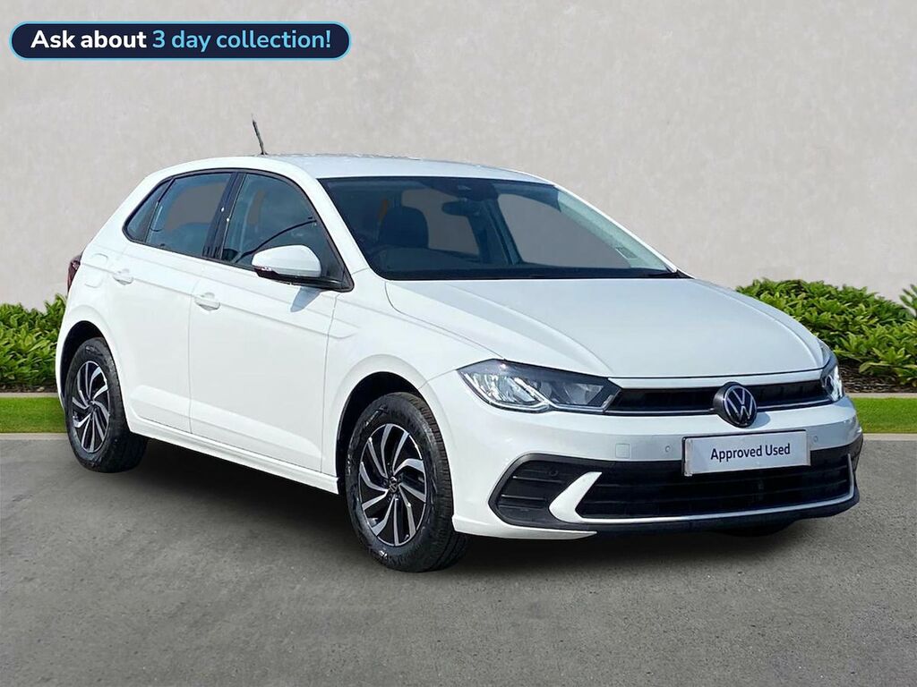 Volkswagen Polo 1.0 Tsi Life Hatchback Euro 6 S PL24HOJ White
