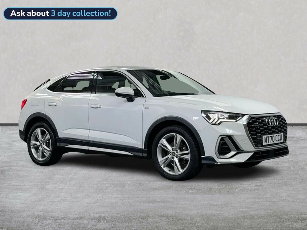 Audi Q3 2.0 Tdi 35 S Line Sportback Quat White