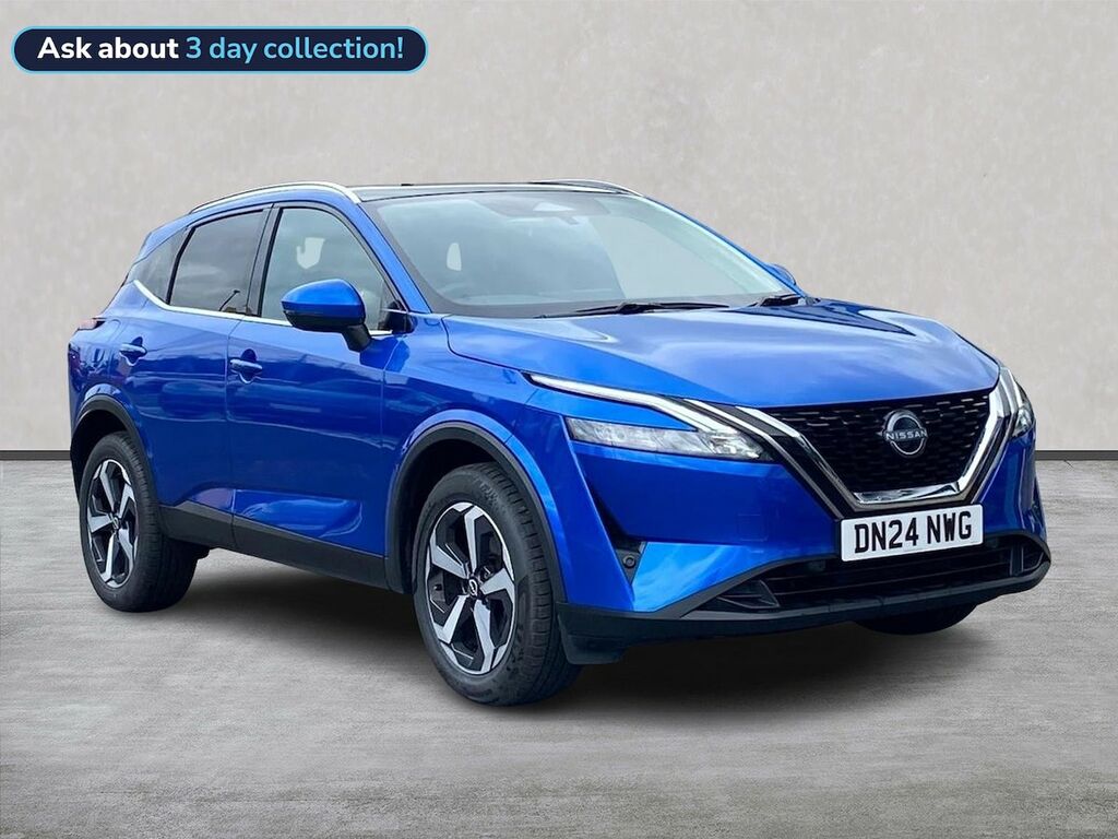 Nissan Qashqai 1.3 Dig-t Mhev N-connecta Suv Hybrid Xt DN24NWG Blue