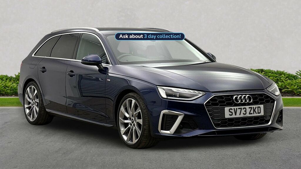 Audi A4 2.0 Tfsi 35 S Line Estate S Tronic Euro Blue