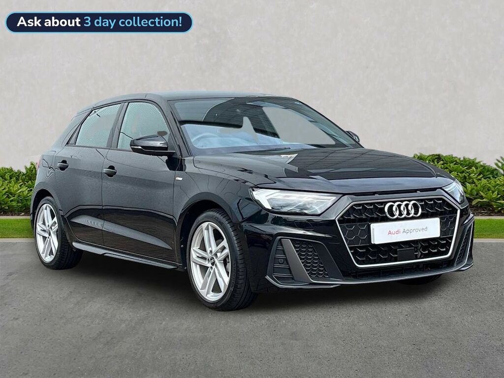 Audi A1 1.0 Tfsi 25 S Line Sportback Eur SG72UGO Black
