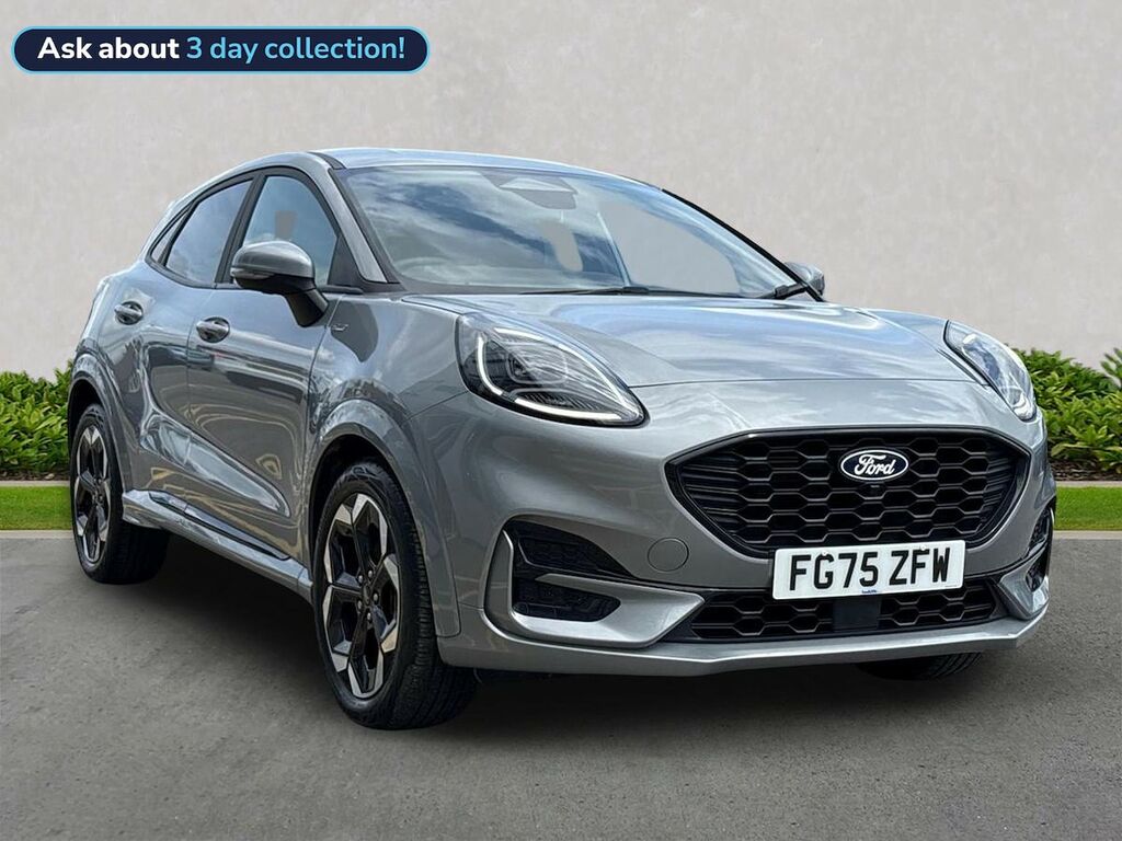 Ford Puma 1.0T Ecoboost Mhev St-line X Suv Hybrid FG75ZFW Silver