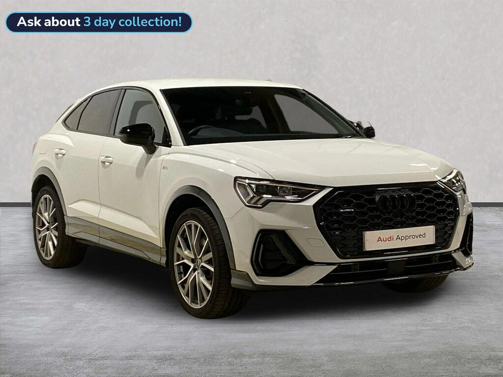 Audi Q3 2.0 Tfsi 40 Black Edition Sportback S T SM24DWA White