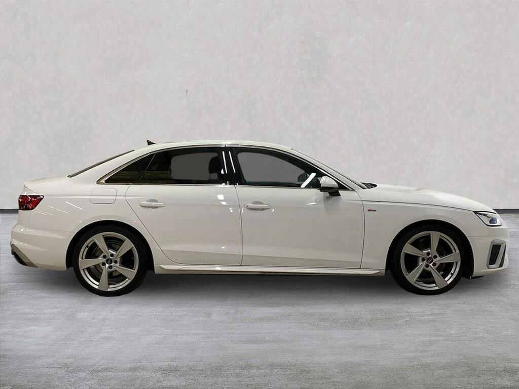 Audi A4 2.0 Tfsi 35 S Line Saloon S Tronic Euro SC73BWJ White #3