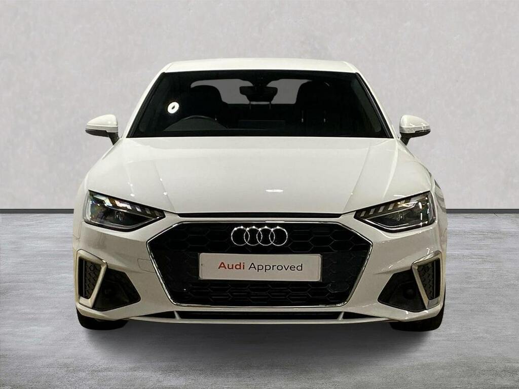 Audi A4 2.0 Tfsi 35 S Line Saloon S Tronic Euro SC73BWJ White #5