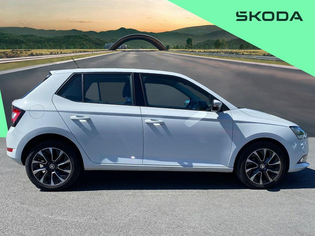 Skoda Fabia 1.0 Se Drive Hatchback Euro 6 S ML70XTG White #3