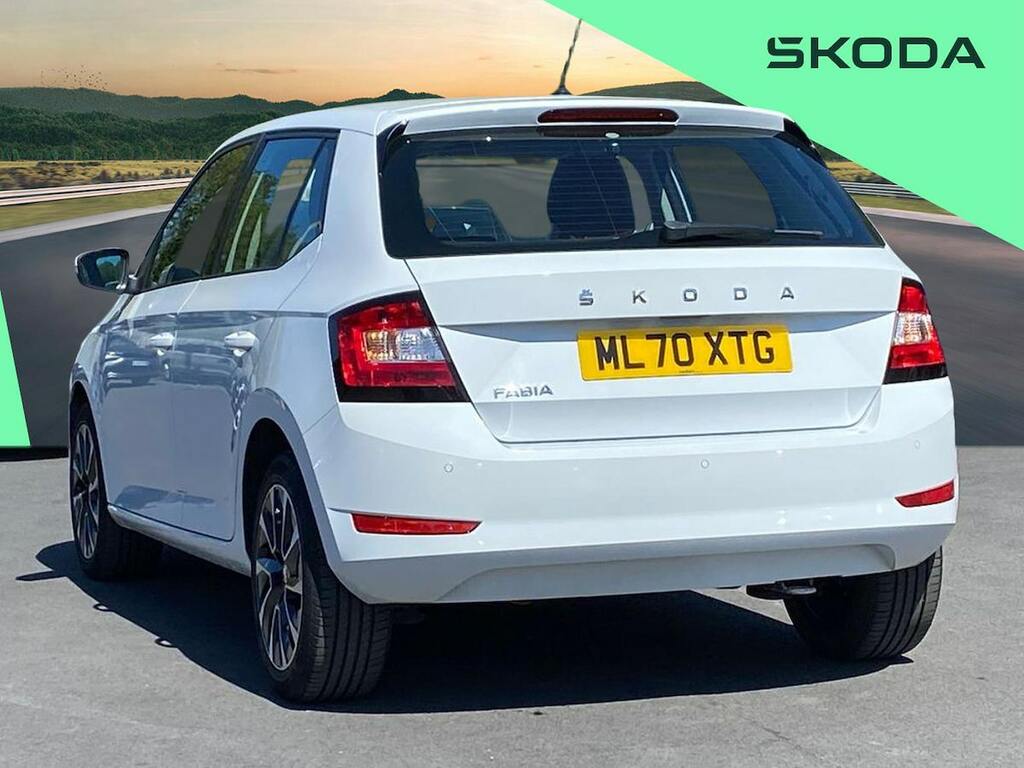 Skoda Fabia 1.0 Se Drive Hatchback Euro 6 S ML70XTG White #2