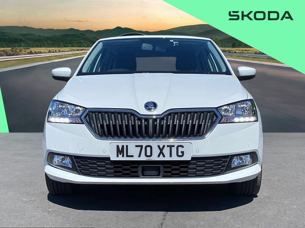 Skoda Fabia 1.0 Se Drive Hatchback Euro 6 S ML70XTG White #5