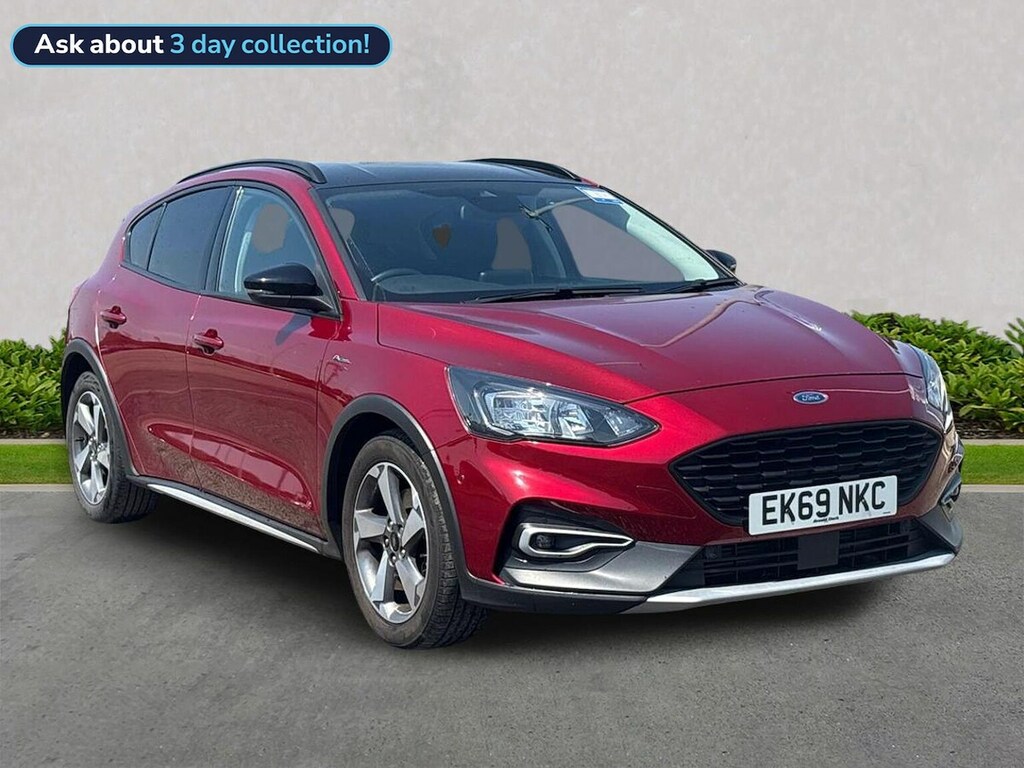 Ford Focus 1.0T Ecoboost Active Hatchback E EK69NKC Red