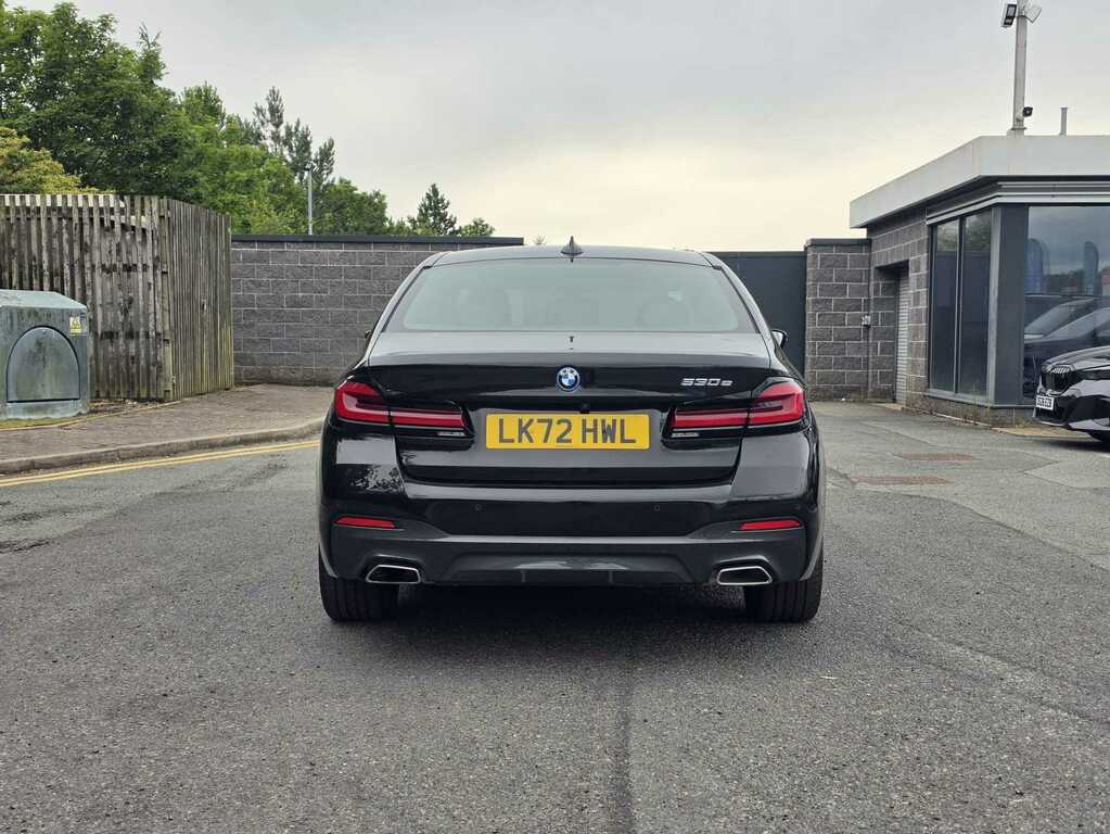 BMW 5 Series 530E M Sport Black #6