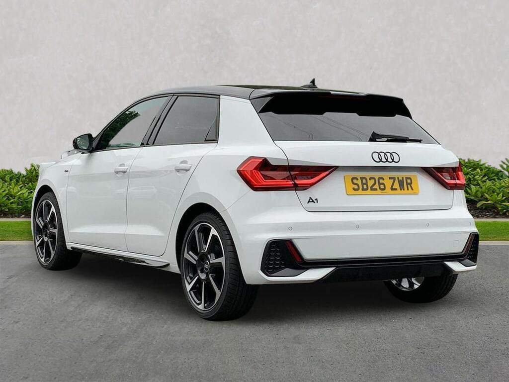 Audi A1 1.0 Tfsi 25 Black Edition Sportback S T White #2