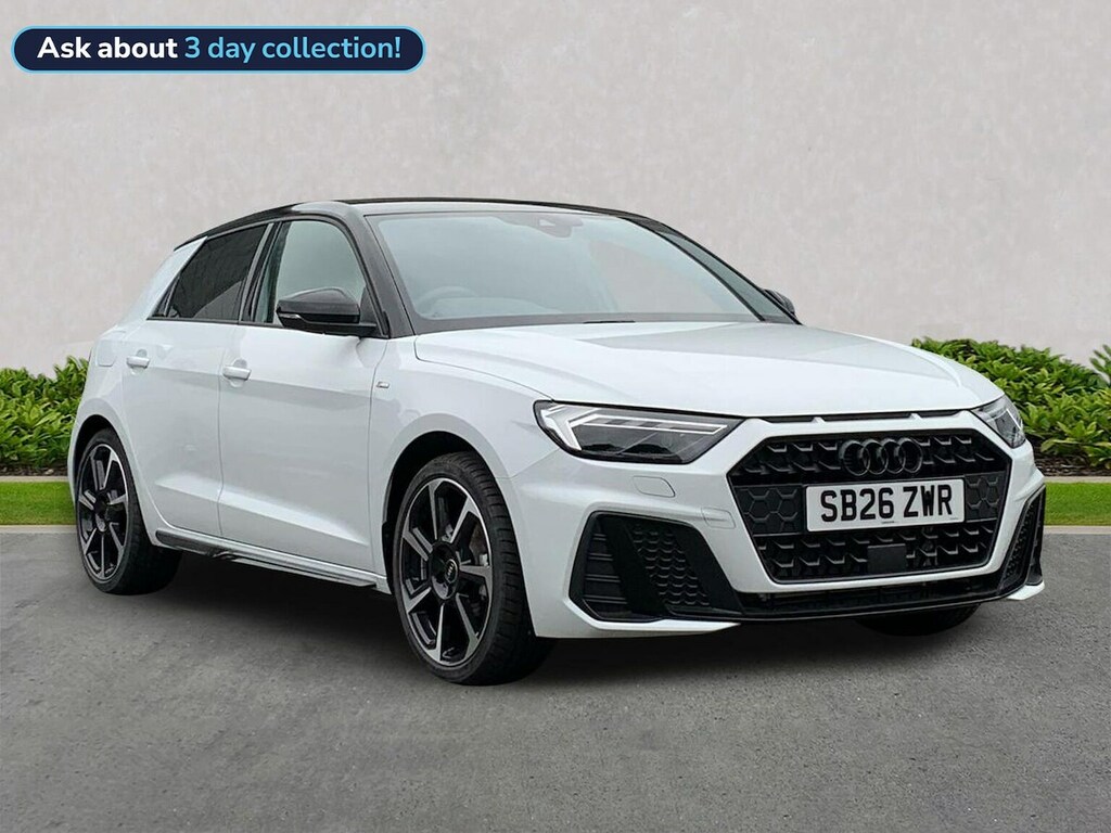 Audi A1 1.0 Tfsi 25 Black Edition Sportback S T White