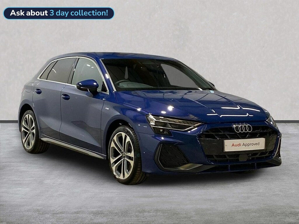 Audi A3 1.5 Tfsi E 204 S Line S Tronic RK26BPE Blue