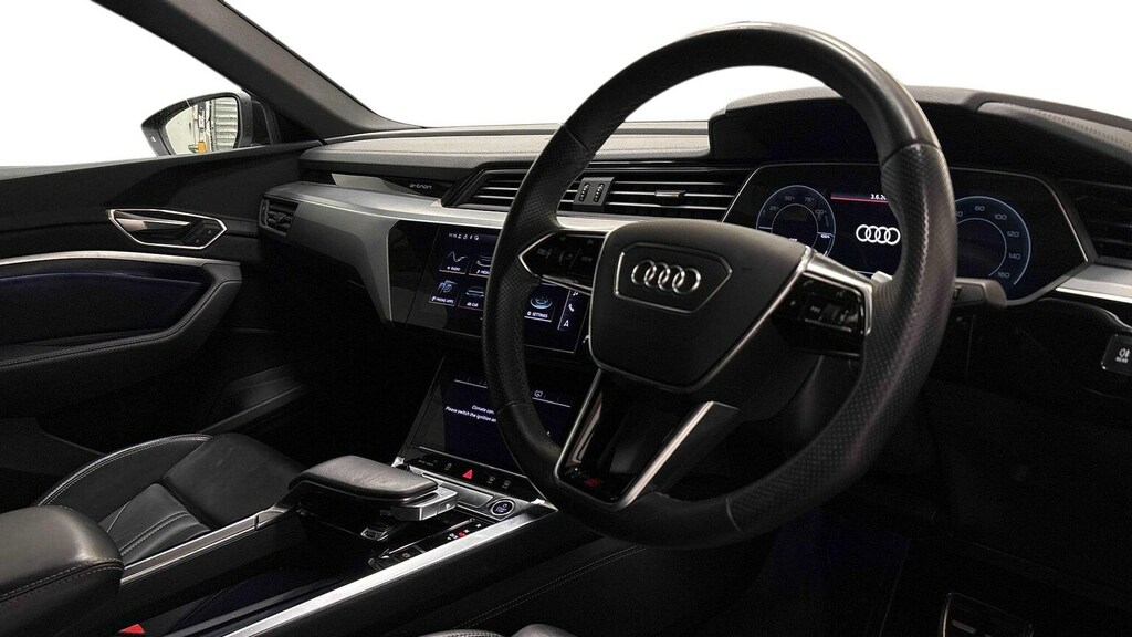 Audi Q8 e tron 55 S Line Sportback Quattro 114K Black #5