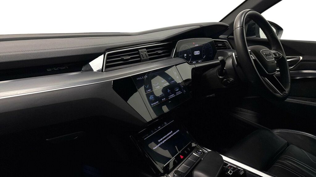 Audi Q8 e tron 55 S Line Sportback Quattro 114K Black #4