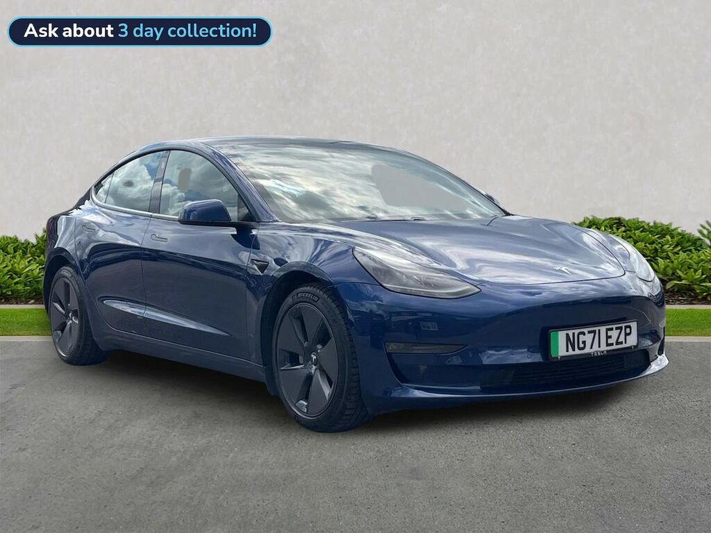 Tesla Model 3 Long Range Awd Blue
