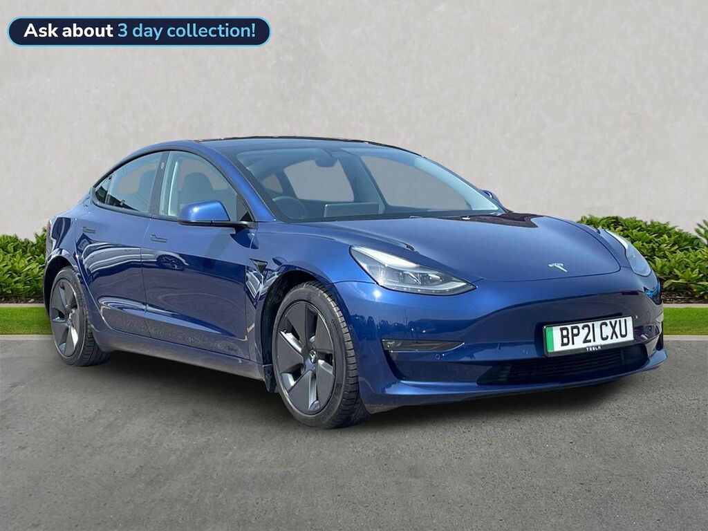 Tesla Model 3 Long Range Awd Blue