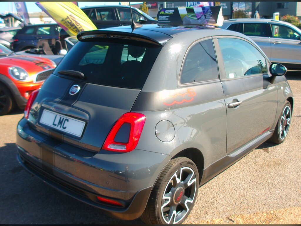 Fiat 500 0.9 Twinair S Hatchback Euro 6 BU19NLT Grey #6