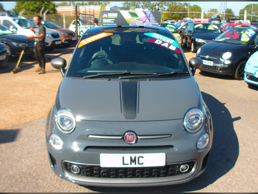 Fiat 500 0.9 Twinair S Hatchback Euro 6 BU19NLT Grey #2