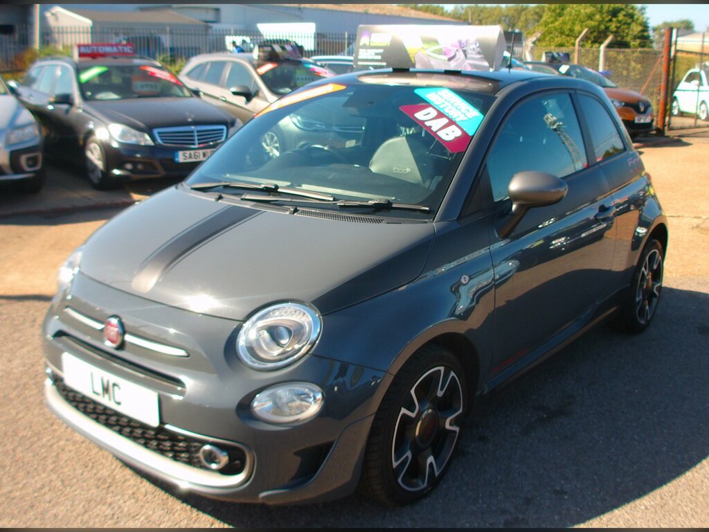 Fiat 500 0.9 Twinair S Hatchback Euro 6 BU19NLT Grey #3
