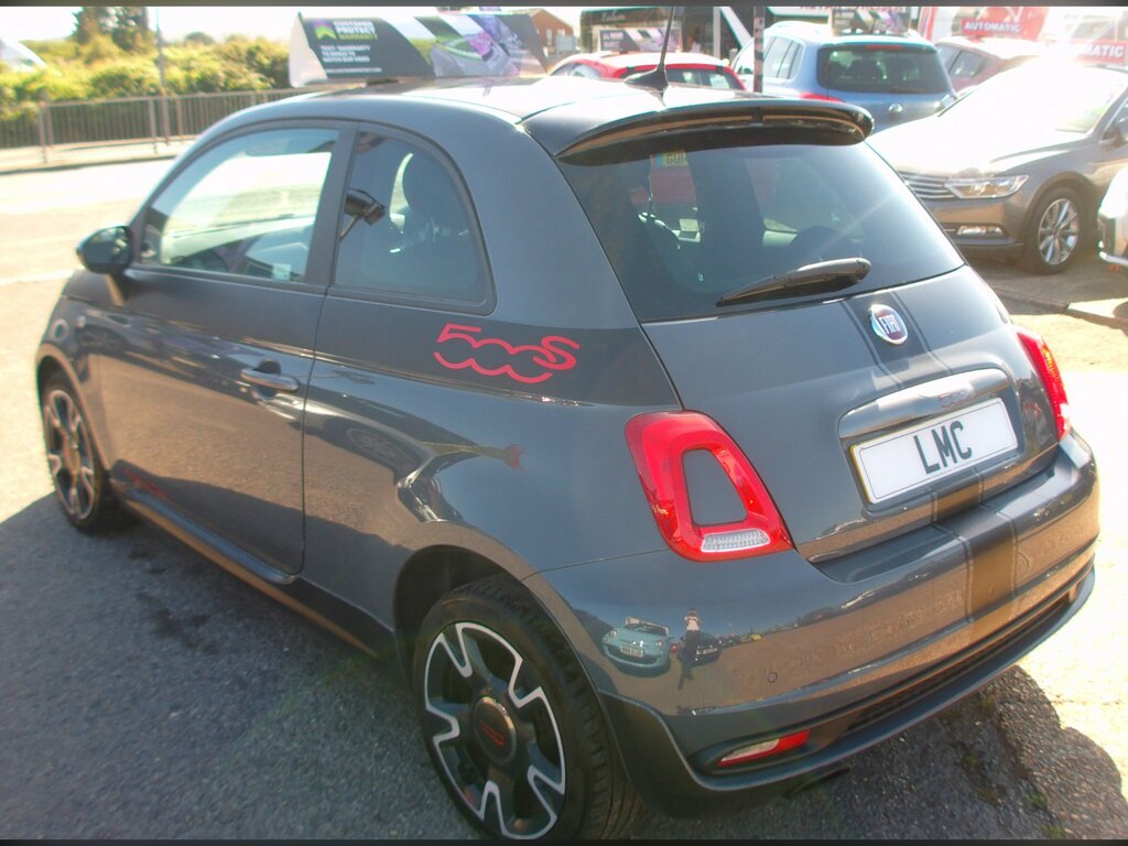 Fiat 500 0.9 Twinair S Hatchback Euro 6 BU19NLT Grey #4