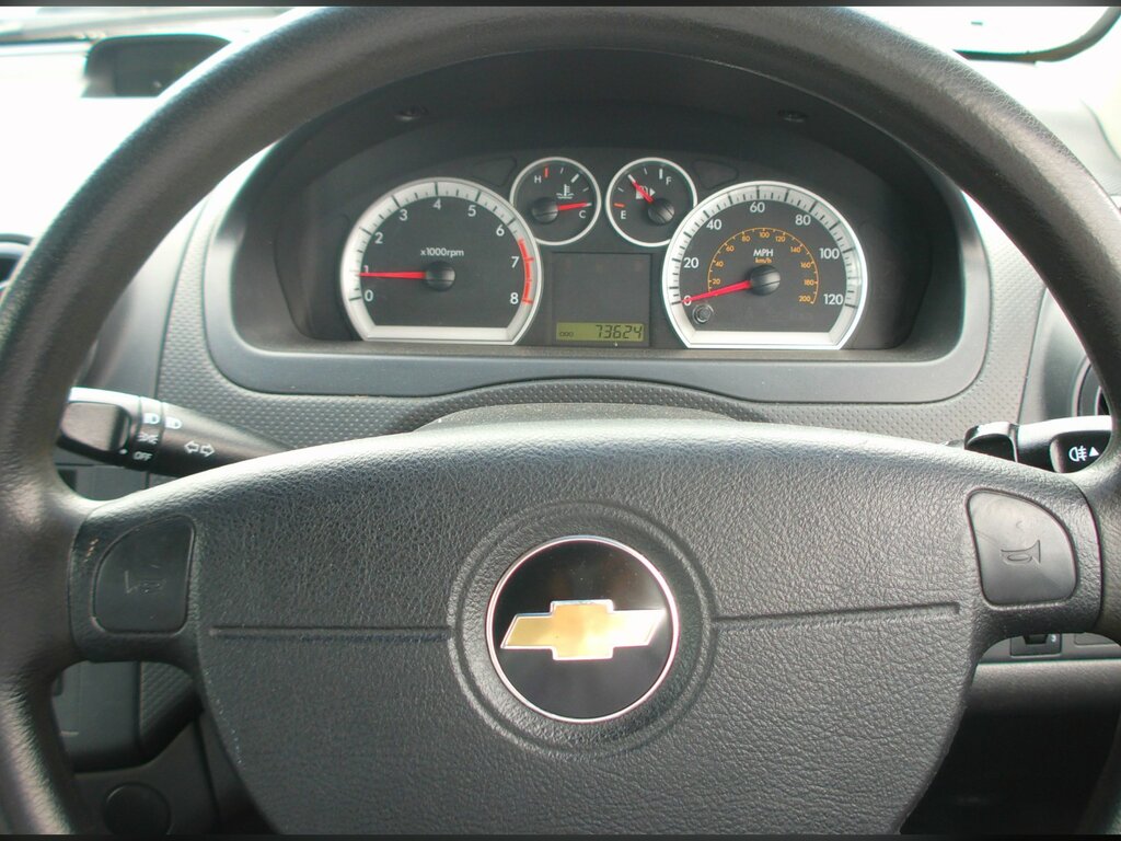 Chevrolet Aveo Lt Black #10