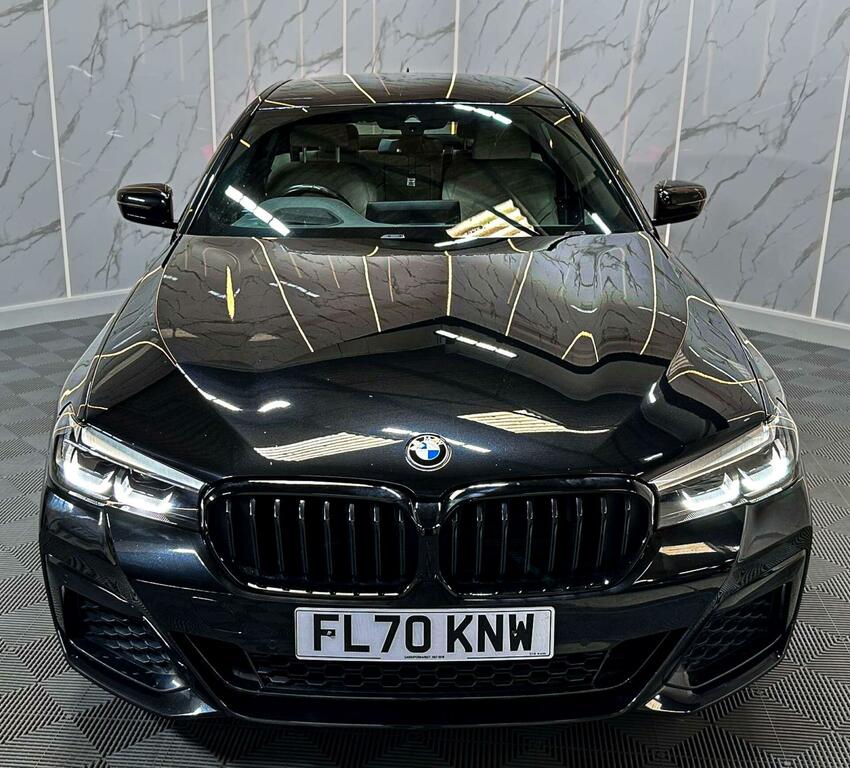 BMW 5 Series 2.0 530E 12Kwh M Sport Steptronic Euro 6 Ss FL70KNW Black #4