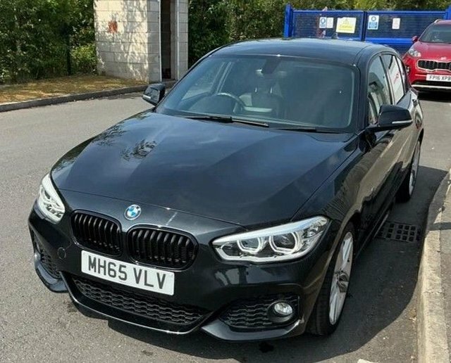 BMW 1 Series 118I M Sport Hatchback MH65VLV Black #3
