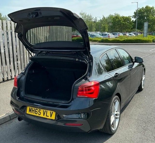 BMW 1 Series 118I M Sport Hatchback MH65VLV Black #4