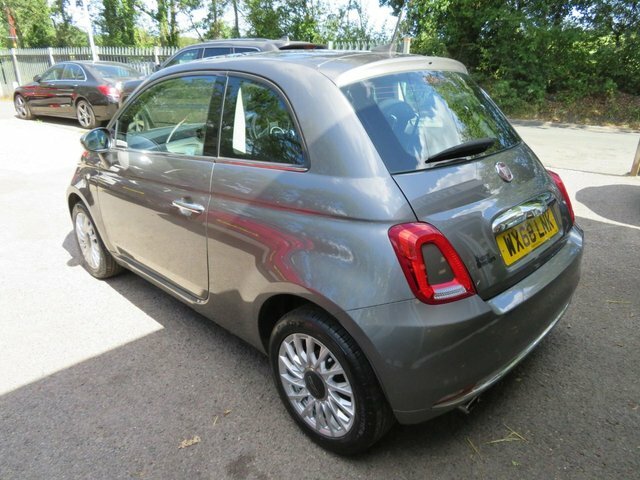 Fiat 500 2018 1.2 Lounge Hatchback Euro 6 Grey #6
