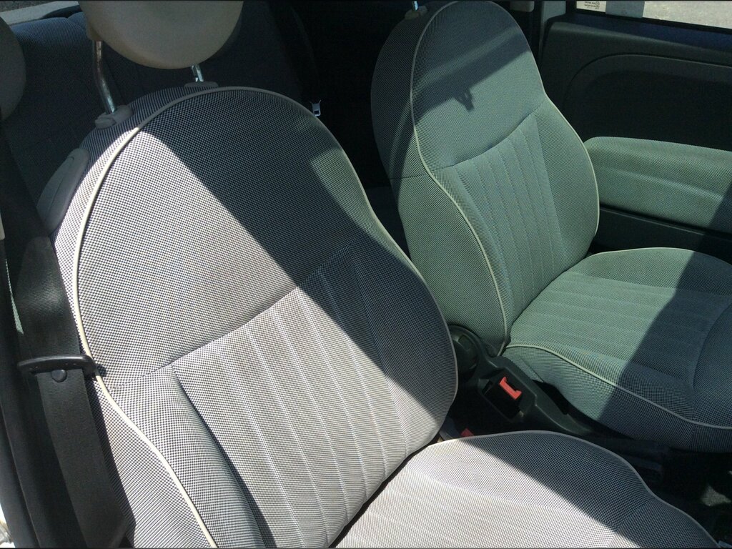 Fiat 500 1.2 Lounge Hatchback Euro 5 Ss White #3