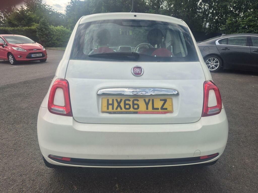 Fiat 500 1.2 Eco Pop Star Euro 6 S S White #6