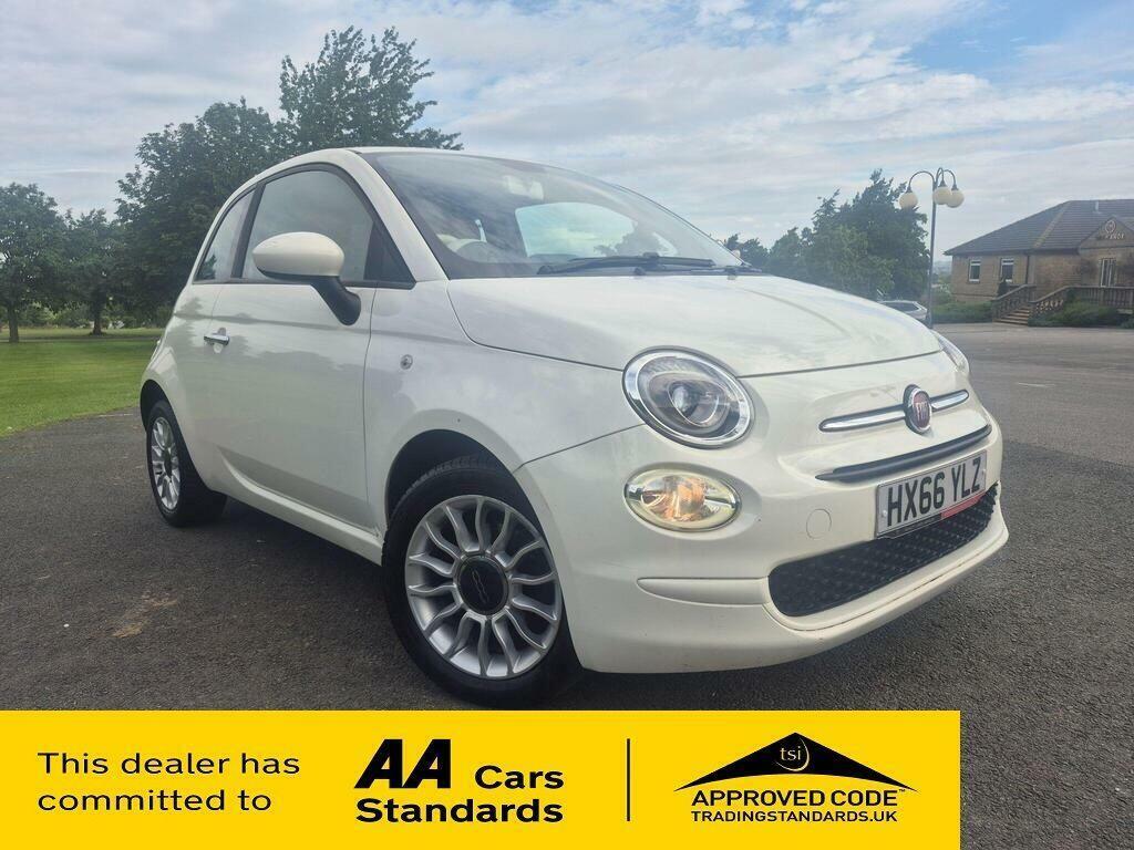 Fiat 500 1.2 Eco Pop Star Euro 6 S S White