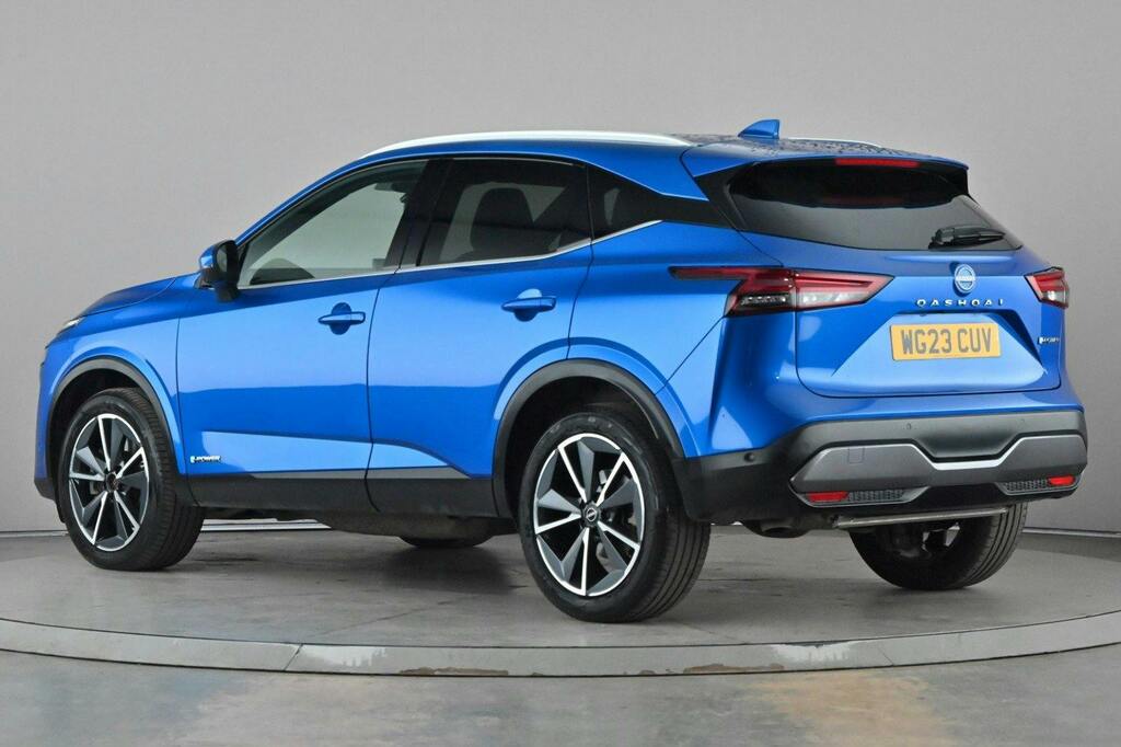 Nissan Qashqai 1.5 H E Power Tekna Suv Hybrid S WG23CUV Blue #4