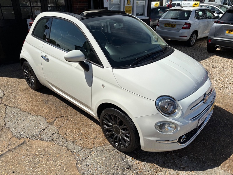 Fiat 500C 1.2 Lounge Convertible White #6