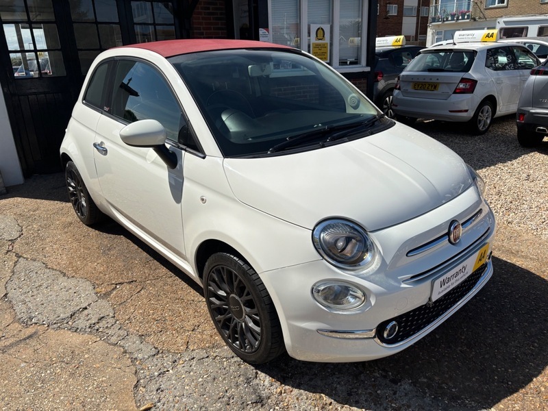 Fiat 500C 1.2 Lounge Convertible White #2