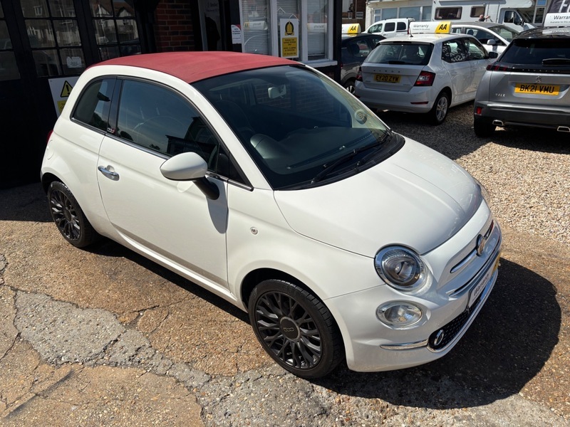 Fiat 500C 1.2 Lounge Convertible White #4