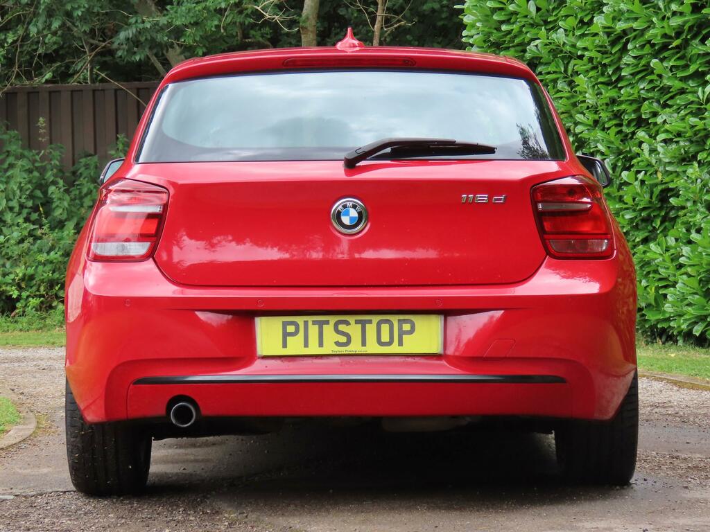 BMW 1 Series 2.0 116D Sport Hatchback Euro 5 S Red #6