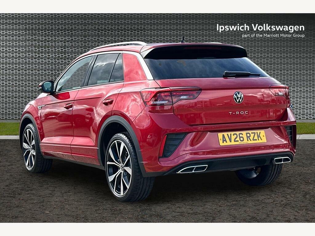 Volkswagen T-Roc 1.5 Tsi R-line Suv Dsg Euro 6 Ss 15 AV26RZK Red #3