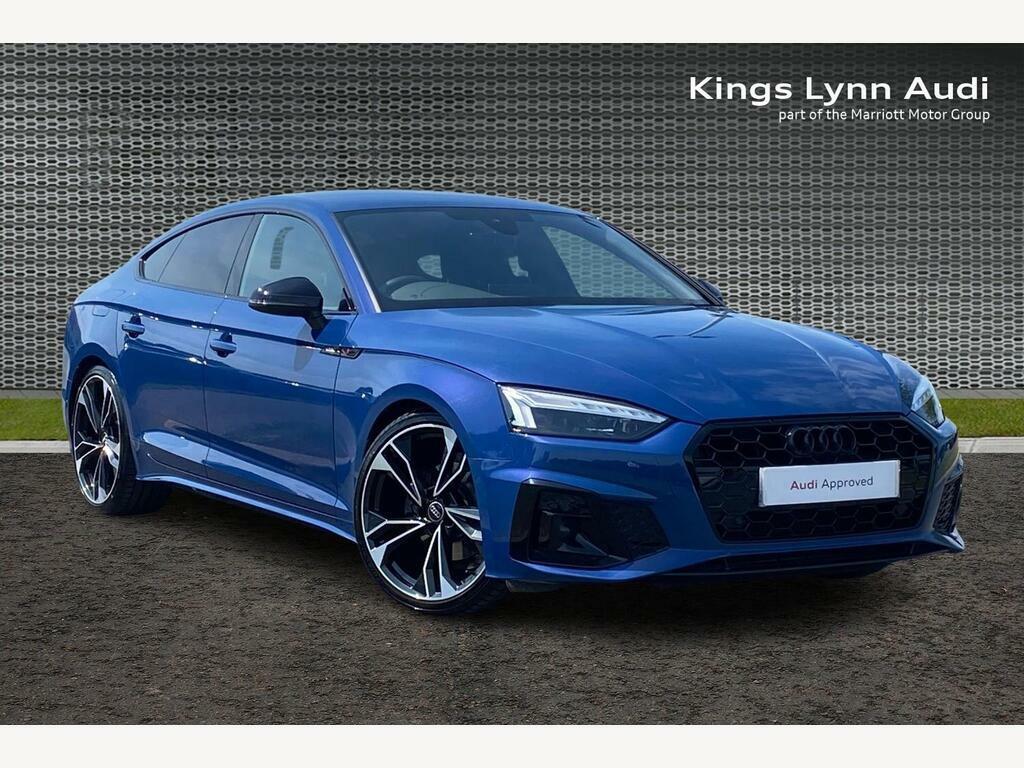 Audi A5 2.0 Tdi 35 Black Edition Sportback S Tr Blue