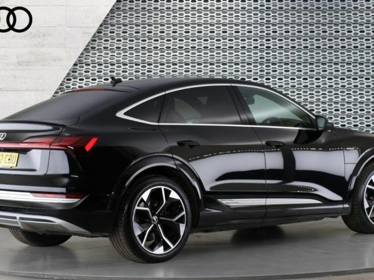Audi E-tron 50 Black Edition Quattro 71.2Kwh 11Kw Charger Black #8