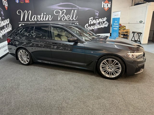 BMW 5 Series 520S M Sport Touring Grey #2