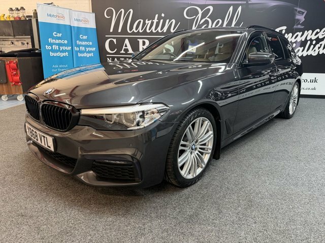 BMW 5 Series 520S M Sport Touring Grey #4