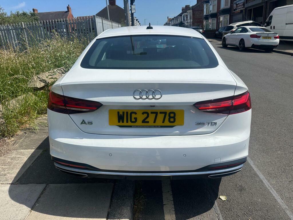 Audi A5 2.0 Tdi 35 Sport Sportback S Tronic Euro 6 S S White #3