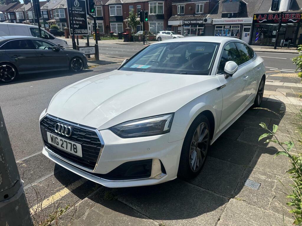 Audi A5 2.0 Tdi 35 Sport Sportback S Tronic Euro 6 S S White #2