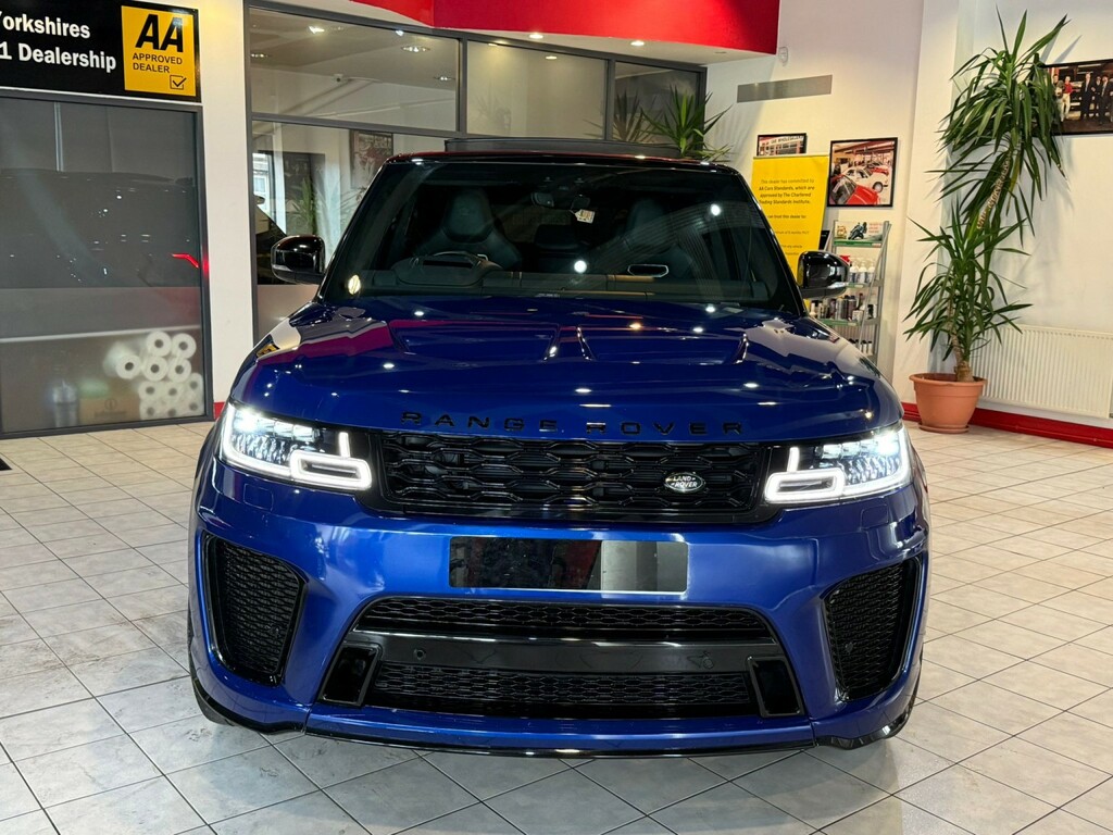 Land Rover Range Rover Sport 5.0 P575 V8 Svr Blue #4