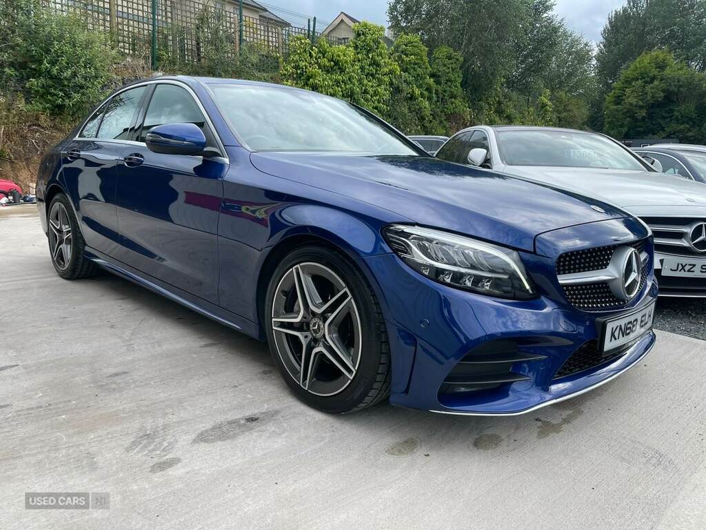 Mercedes-Benz C Class C220d Amg Line 9G-tronic KN68ELH Blue #4