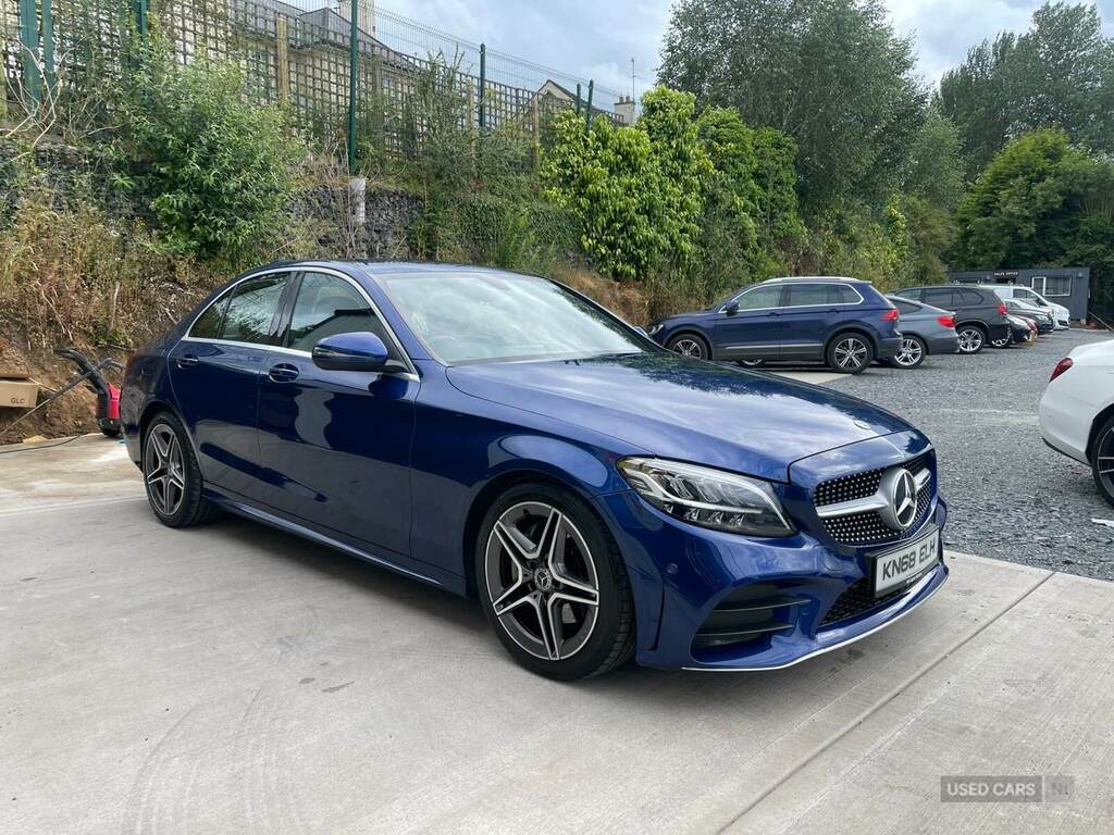 Mercedes-Benz C Class C220d Amg Line 9G-tronic KN68ELH Blue #5