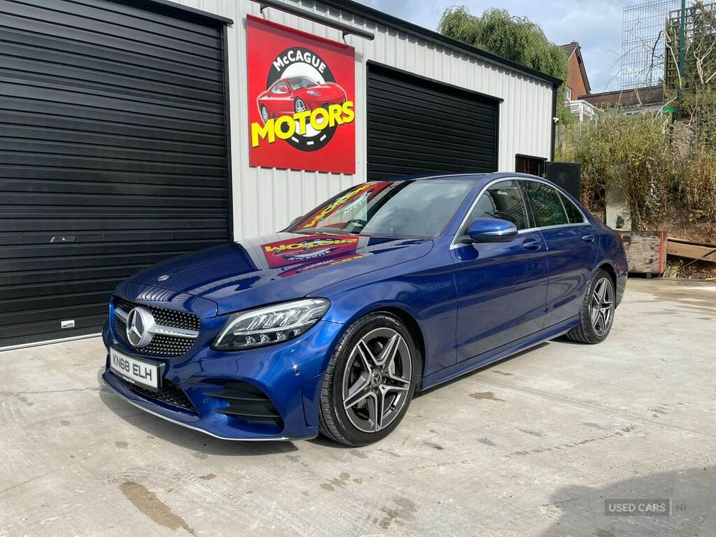 Mercedes-Benz C Class C220d Amg Line 9G-tronic KN68ELH Blue #2